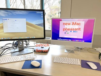 2022/3新サーバとM1 iMac